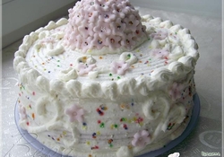 Рецепт: Торт "Белый танец"