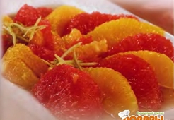 Грейпфруты и апельсины в сиропе