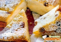 Рецепт: Чизкейк с изюмом