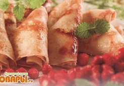 Блинчики с ягодами