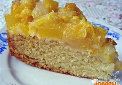 Рецепт: Апельсиново-тыквенный пирог