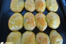 Шаг 7: Пирожки отправляем в духовку приблизительно …