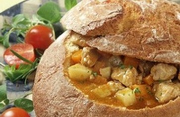 Как приготовить суп в хлебе