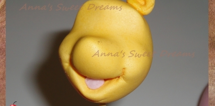 Шаг №9 Винни Пух из мастики от Annula