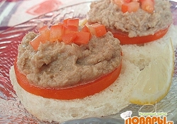 Рецепт: Селедочная паста