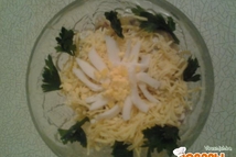 Шаг 1: Мясо утки, селедку порезать квадратиками, …