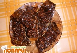 Рецепт: Миндальный грильяж в шоколаде