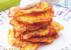 Рецепт: Драники из картофеля с кабачками
