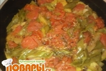 Шаг 7: Накрыв крышкой тушим до готовности, …