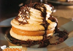 Рецепт: Пирожное "Монблан"