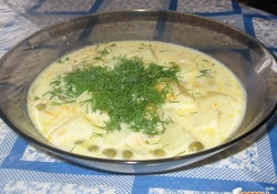 Рецепт: Сырный супчик