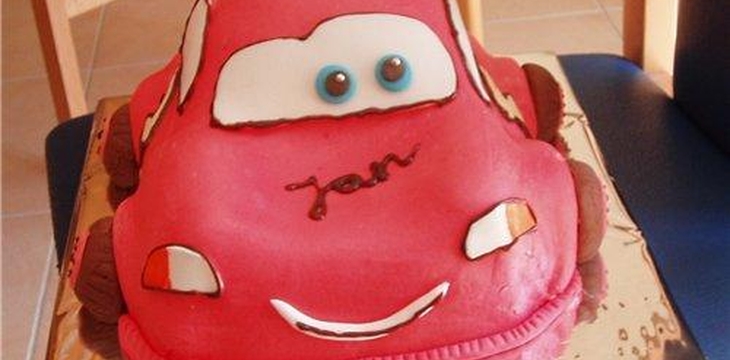 Шаг №6 Торт Молния Маккуин от Larissa3