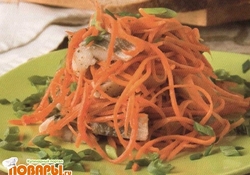 Рецепт: Салат с сельдью