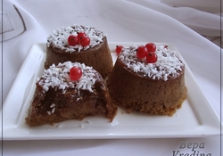 Рецепт: Маффины с малиновым вареньем