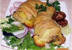 Рецепт: Окорочка по-французски 