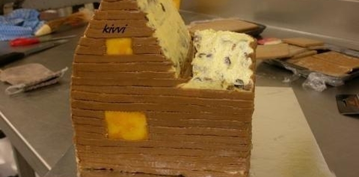 Шаг №5 МК Торт Домик от Kivvi 