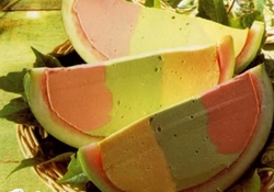 Рецепт: Мороженое в арбузе