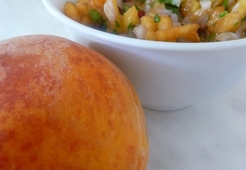 Сальса из персика