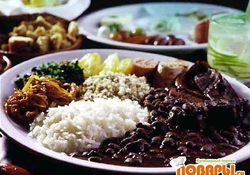 Рецепт: Фейжоада мясная с фасолью