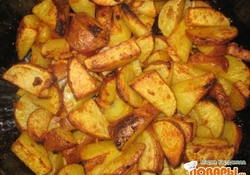 Рецепт: Картошка по-деревенски