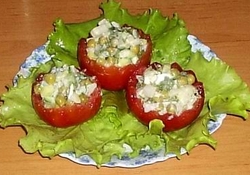 Рецепт: Фаршированные помидоры