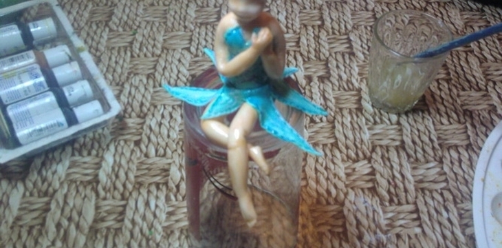 Шаг №26 МК Торт Фея на подсолнухе от alizka