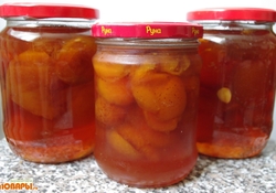 Рецепт: Варенье из абрикосов (персиков)