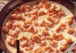 Рецепт: Креветки с кокосовым молоком