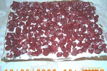 Шаг 5: Бисквитный рулет развернуть смазать половиной …