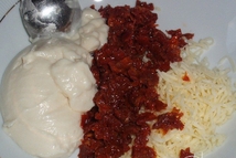 Шаг 1: Помидоры мелко нарезать, смешать с …