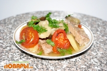 Шаг 7: Каждый слой солим и перчим. …