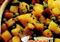 Рецепт: Тушеные овощи по-бенгальски (Бенгали таркари)