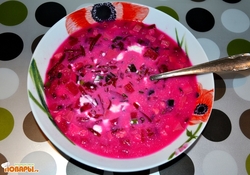 Рецепт: Холодный борщ