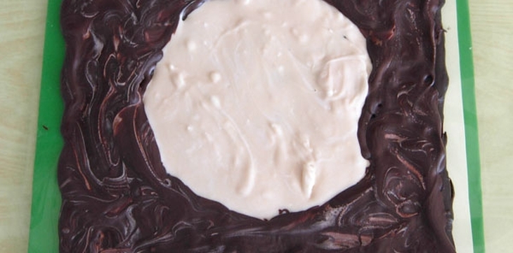 Шаг №7 МК Шоколадная кртинка от Toropyga