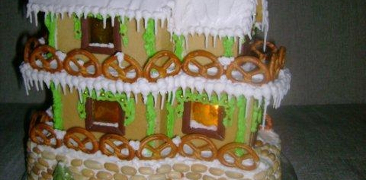 Шаг №25 Пряничный домик от Annula