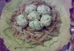 Салат "Гнездо глухаря"