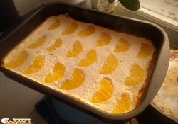 Рецепт: Творожное суфле с курагой и апельсинкой!