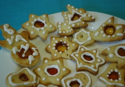 Рецепт: Печенье "Леденцовые витражи"