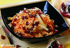 Салат с гранатом по-ставропольски  