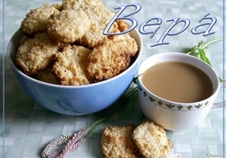 Рецепт: Кокосовое печенье