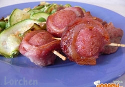 Рецепт: Мини-шашлычки "Златко"