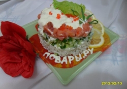 Рецепт: Рыбный коктейль