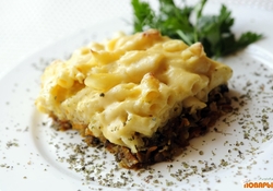 Рецепт: Запеканка с оставшихся макарон