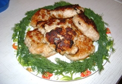 Ароматные куриные котлетки