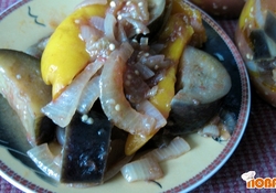 Рецепт: Салат из баклажанов