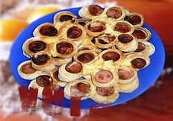 Рецепт: Сосиски в тесте