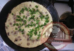 Омлет с авокадо