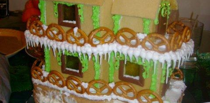 Шаг №23 Пряничный домик от Annula