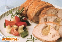 Свинина с сыром и лимоном