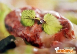 Рецепт: Римский салат со скумбрией